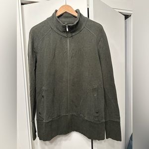 Green LUCY athletic full zip sweatshirt Large